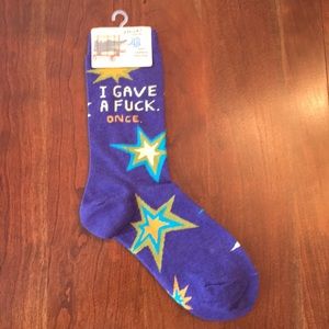 Blue Q “I Gave a F@ck Once” Socks